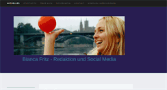 Desktop Screenshot of biancafritz.com