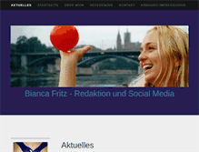 Tablet Screenshot of biancafritz.com